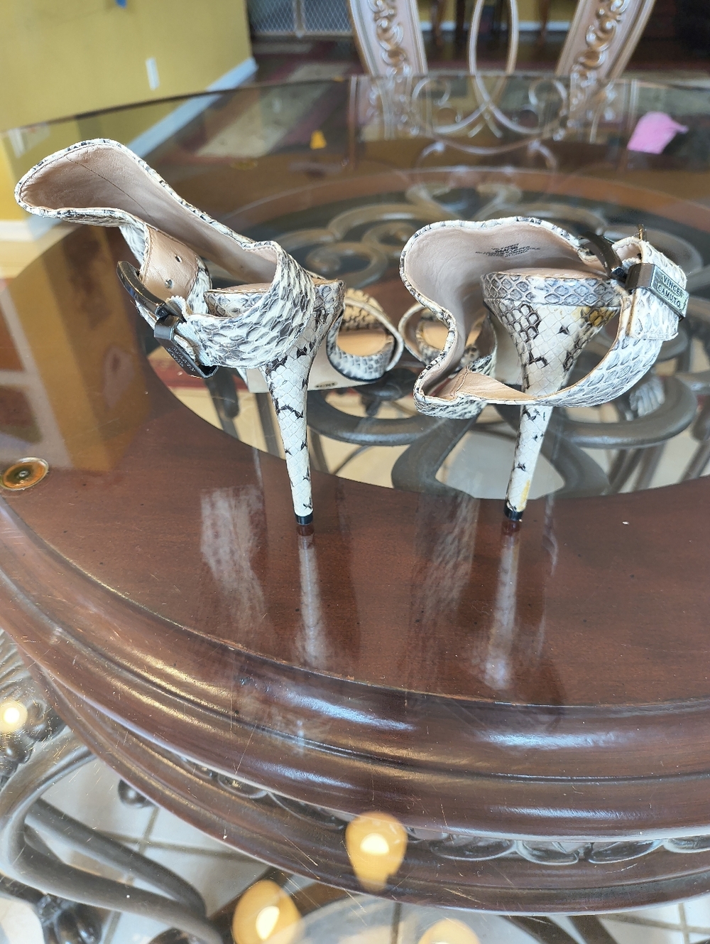 Vince Camuto Python Heels - Picture 4 of 8